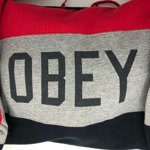 Obey Three Tone Pullover Hoodie!